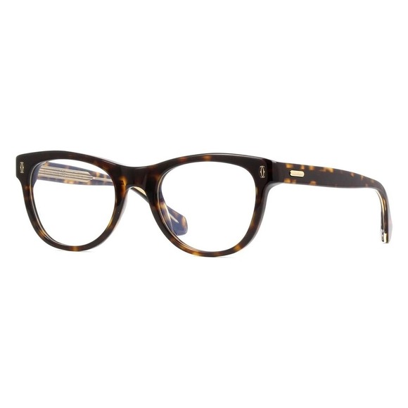 NWT CARTIER CT0340o 005 Havana Havana Eyeglasses - Picture 1 of 4